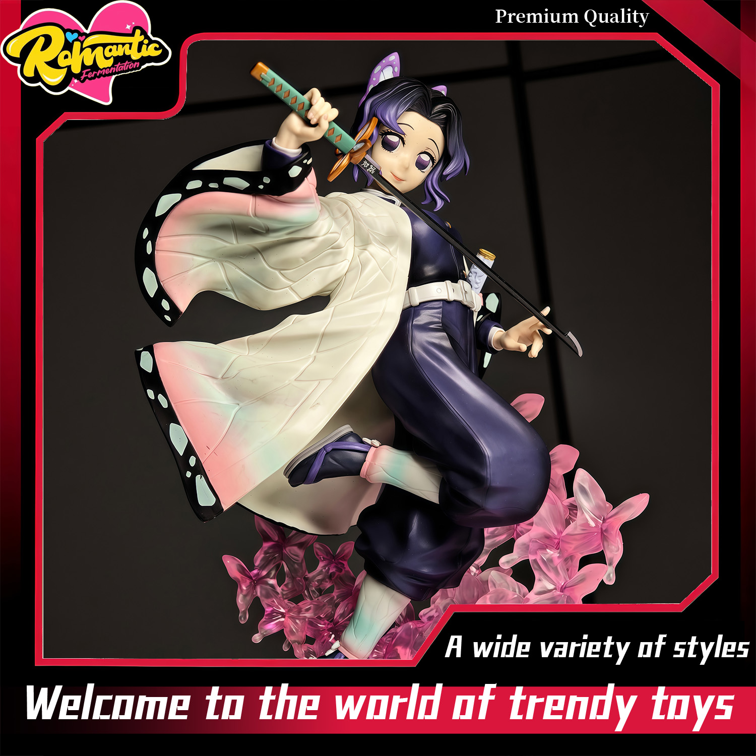 Popular Anime Merchandise - Figurka anime Shinobu Kocho, model GK,